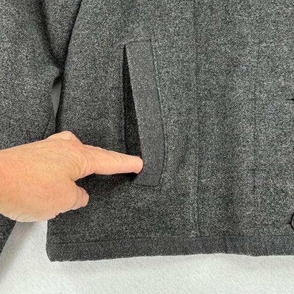 Columbia Women's Wool Blend Jacket Button Front Lined Gray Size M - Picture 5 of 12